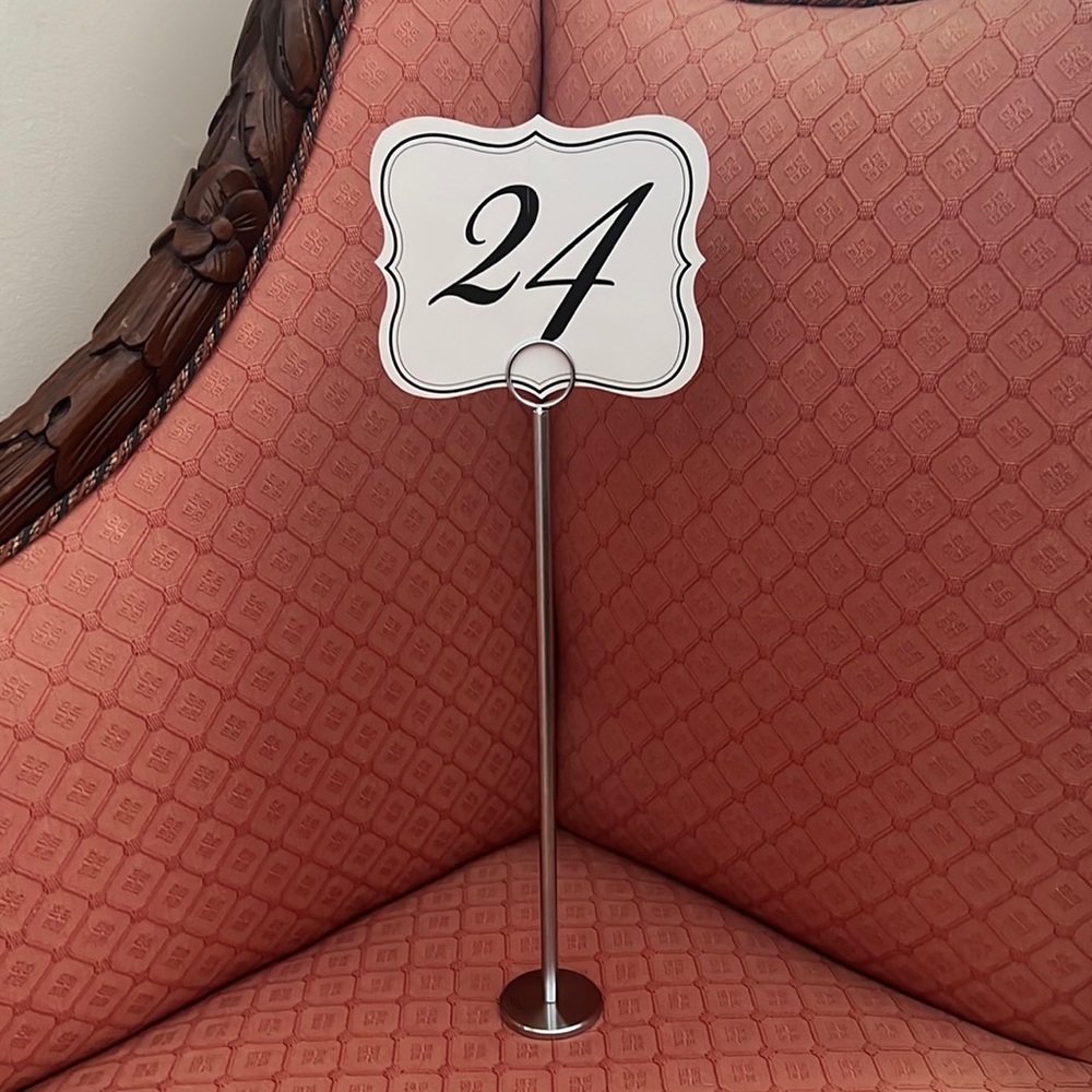 Table Number Holders - Set of 24